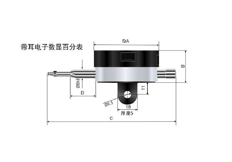 成量电子数显百分表 执行标准： GB/T 18761-2007