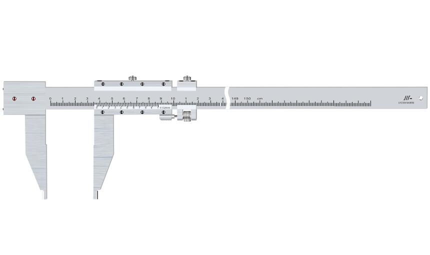 成量矩形管尺身圆弧爪游标卡尺 执行标准： GB/T 21389-2008