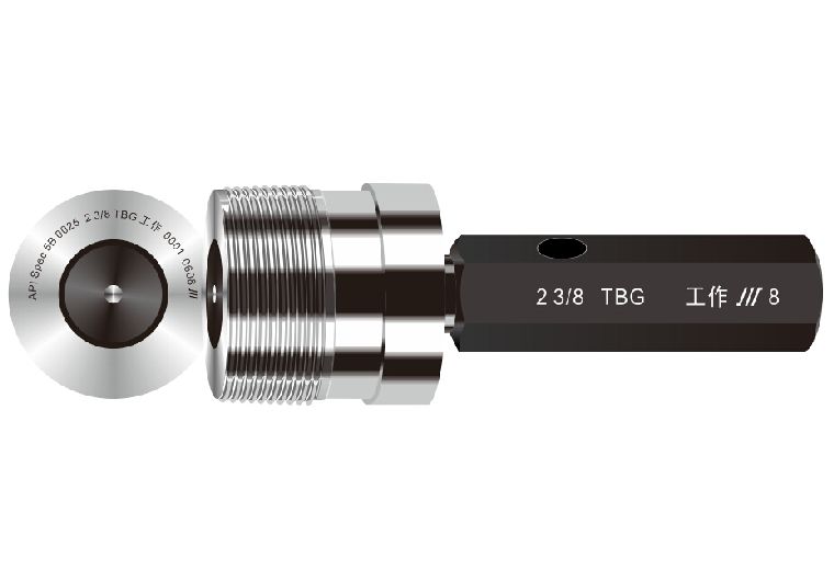 成量不/外加厚油管螺纹工作塞规 执行标准： API SPEC 5B；GB/T 9253.2