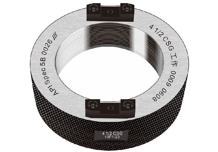 成量石油套管圆螺纹工作塞环规 执行标准： API SPEC 5B；GB/T 9253.2