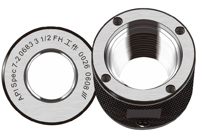成量石油钻具接头螺纹环规(贯眼型) 执行标准： API SPEC 7-2；GB/T 22512.2