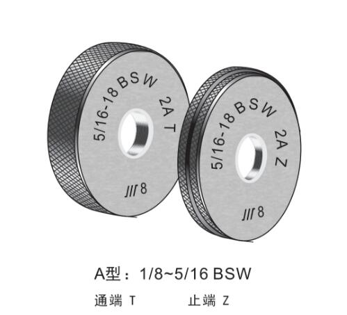 成量BSW-英标(惠氏)粗牙螺纹环规 执行标准： BS 919-2:2007