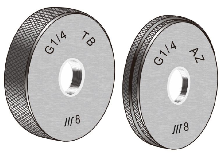 成量G-55°非密封管螺纹环规 执行标准： GB/T 10922-2006