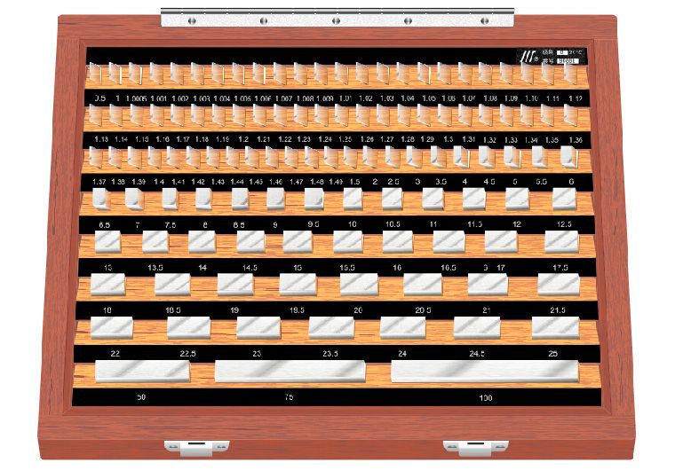 成量公制矩形量块*112块/套 执行标准： ISO 3650-1998