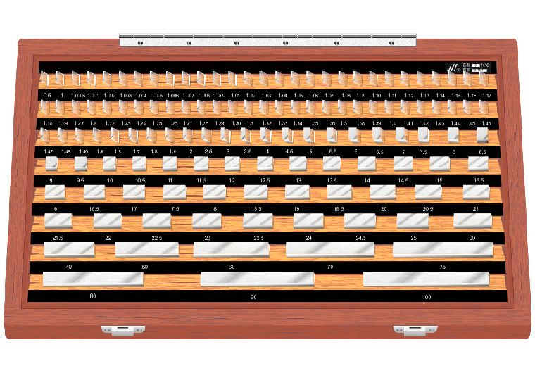 成量公制矩形量块*122块/套 执行标准： DIN 861-1：1980