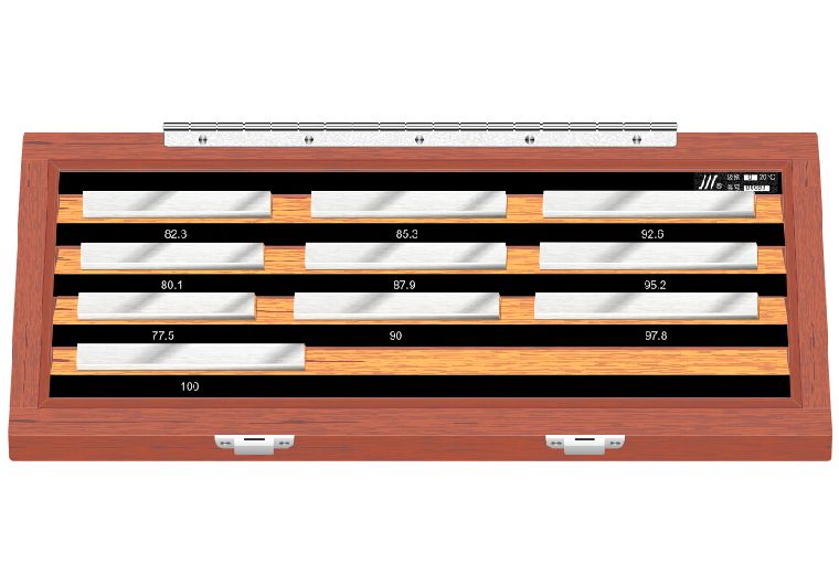 成量千分尺专用块10块/套*75～100 执行标准： GB/T 6093-2001