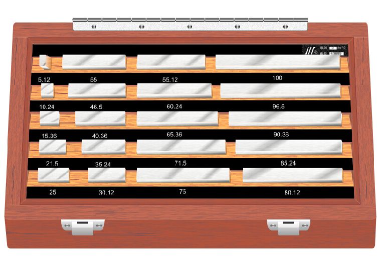 成量千分尺专用块20块/套*0～100 执行标准： GB/T 6093-2001