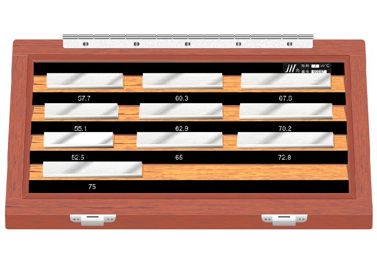 成量千分尺专用块10/套*50～75块 执行标准： GB/T 6093-2001